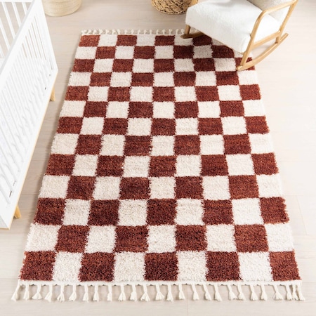 Nuloom Carlisha Contemporary Checkered Area Rug 10ft x 14ft OZFG13A-10014